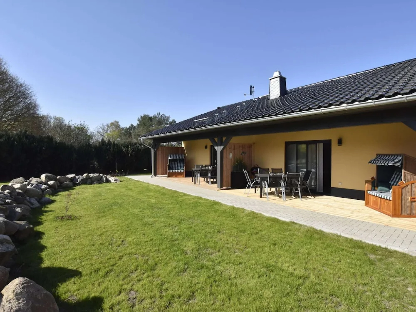 Gemutliches Ferienhaus in Barnekow mit Garten
