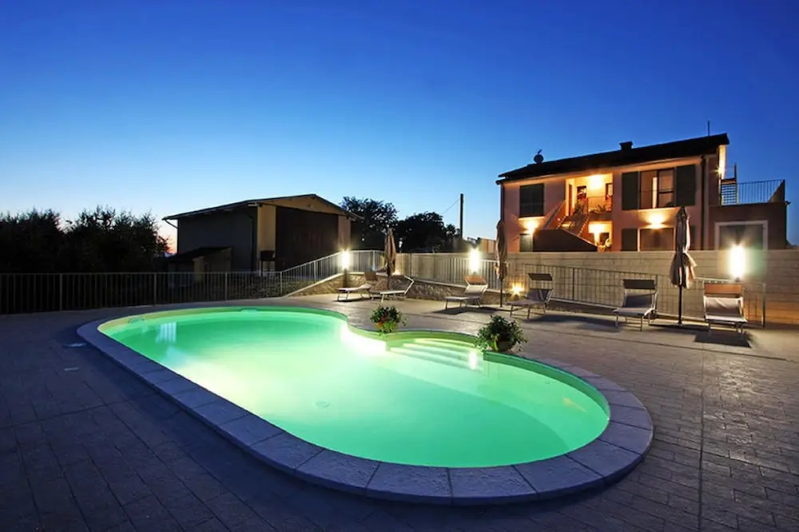 Apartment With one Bedroom in Montecastrilli, With Pool Access, Enclos