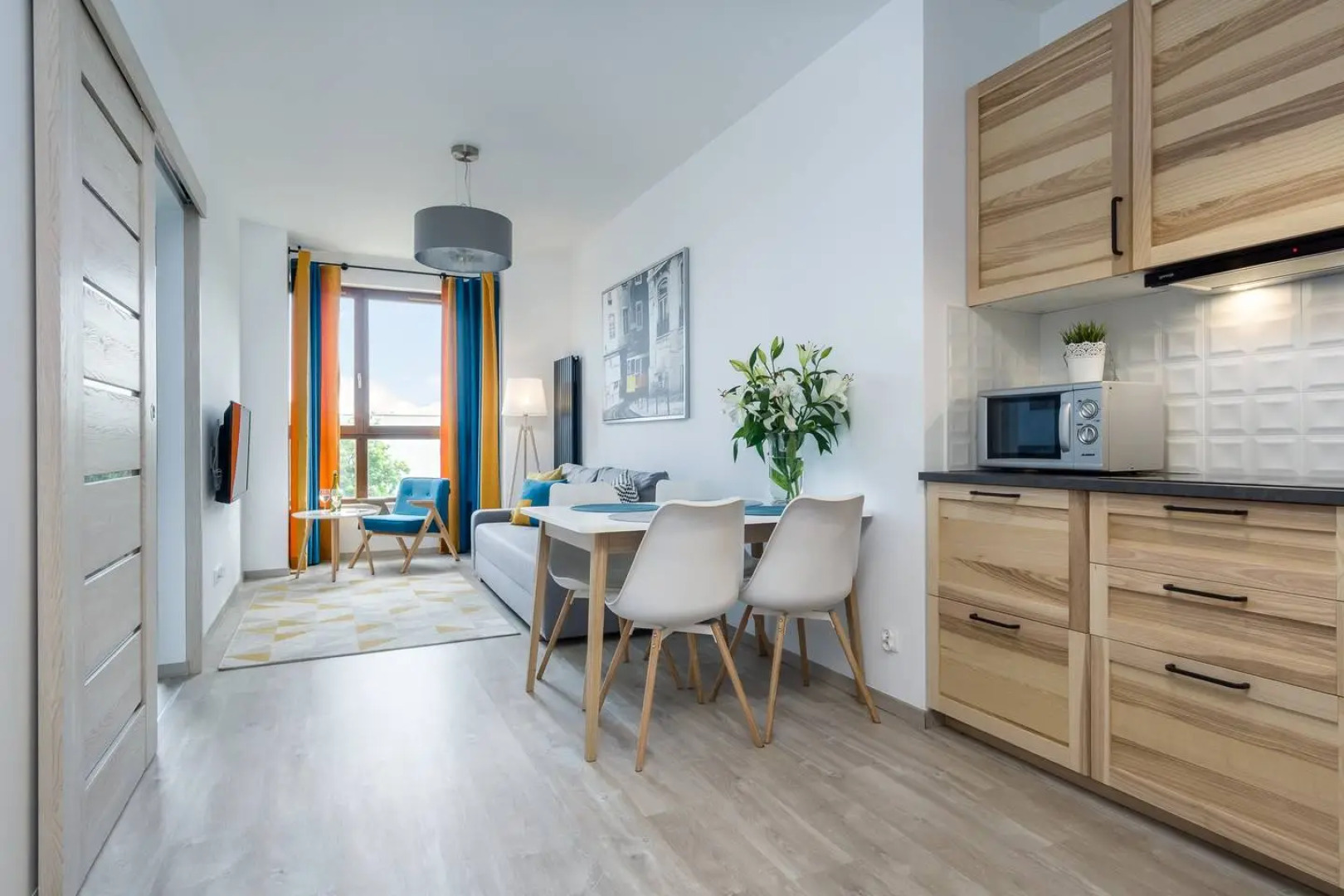 Modern apartment in the city center