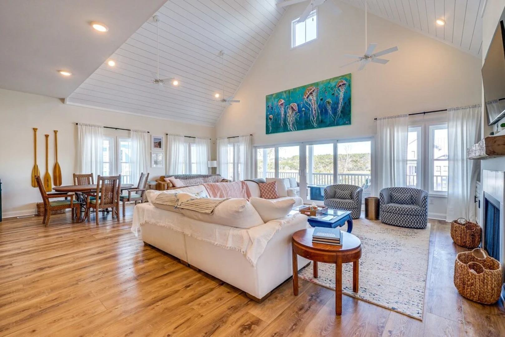 Upscale Oak Island Escape w/ 66-ft Veranda!