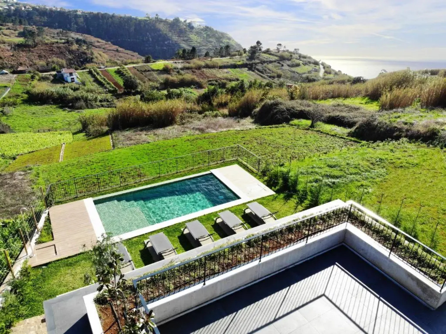 Beautiful Calheta Villa Villa Bella Vita 3 Bedrooms Stunning Sea Views Rural Setting