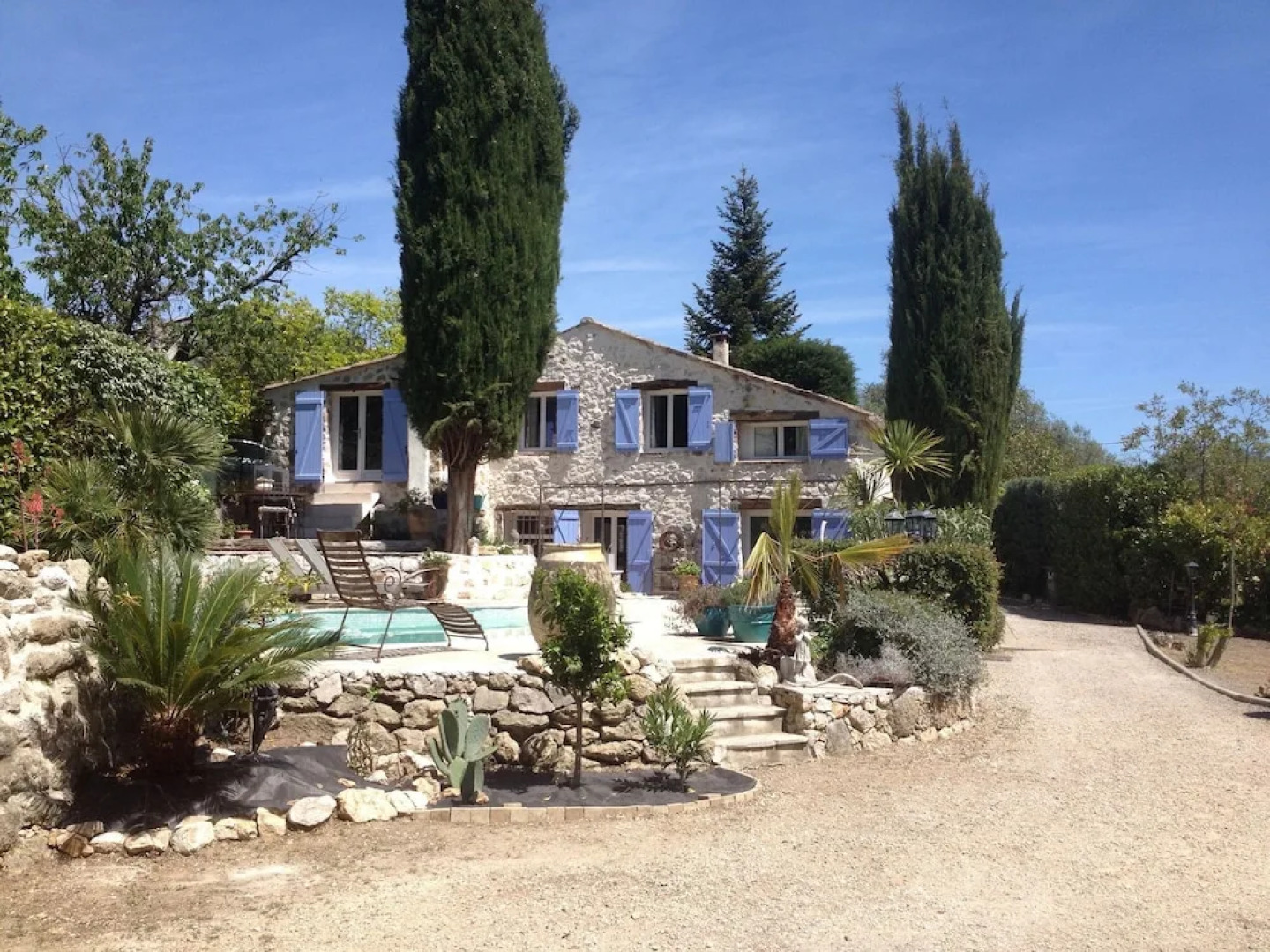 Stone Villa in Saint-jeannet With Roofed Terrace and Garden