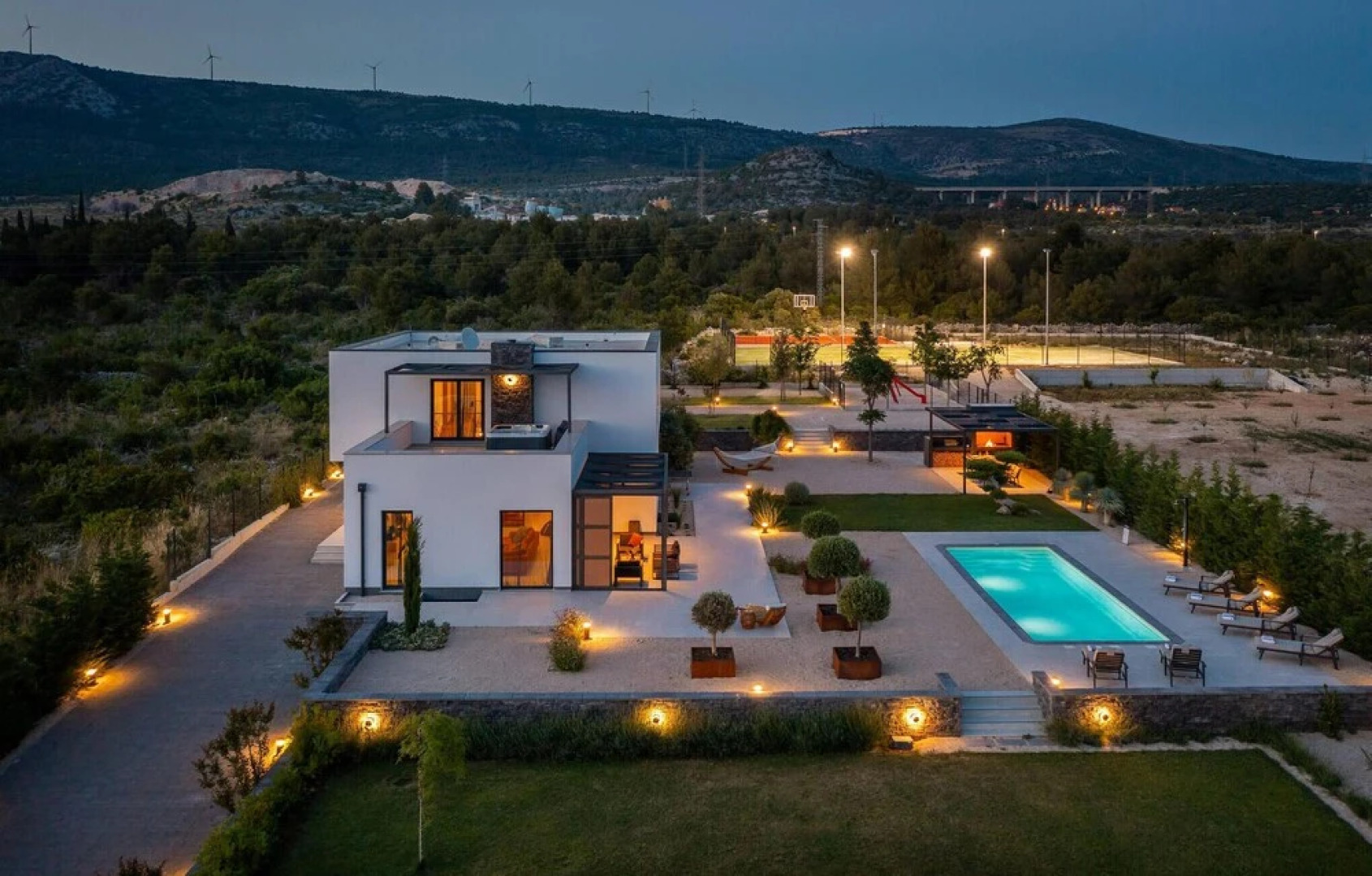 Awesome Home in Dubrava with Hot Tub, WiFi & Heated Swimming Pool