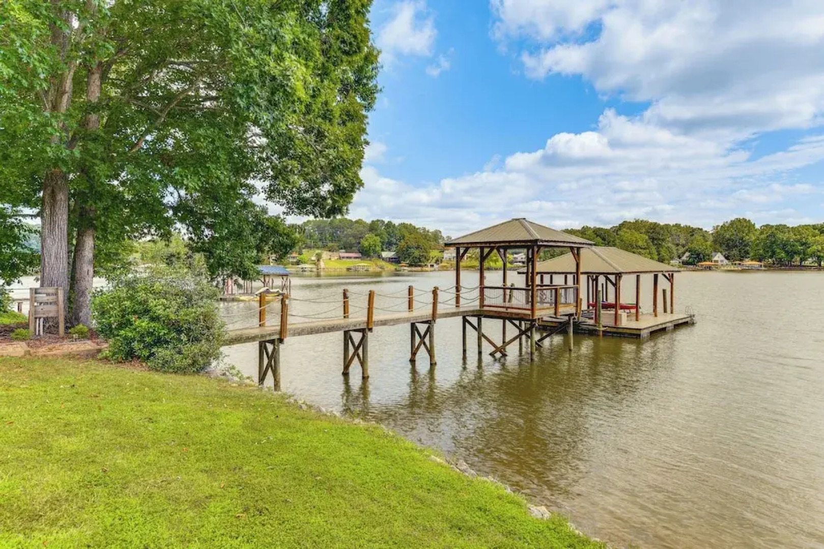 Waterfront Sherrills Ford Home w/ Pool & Boat Dock