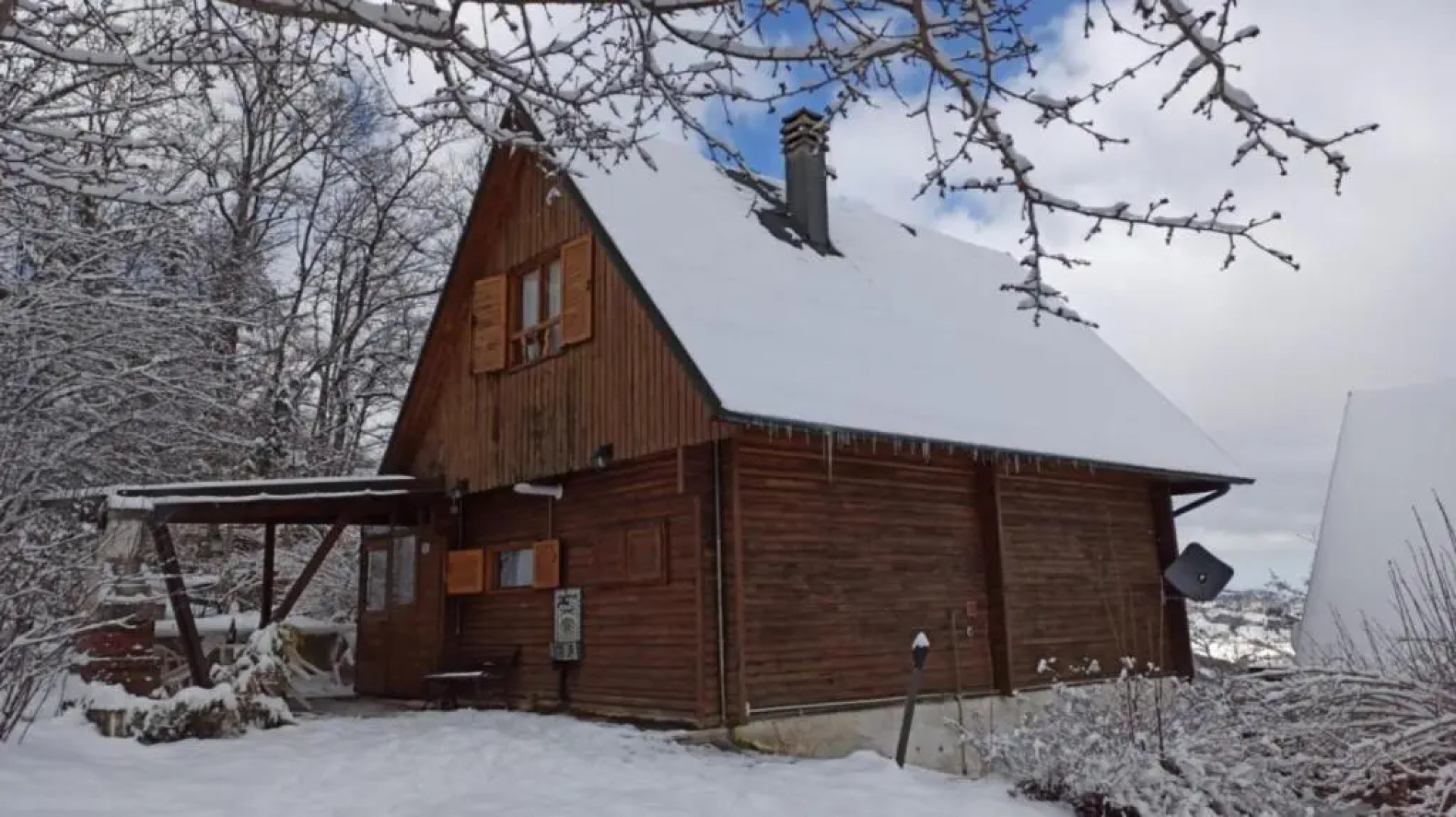 Uno chalet nel bosco