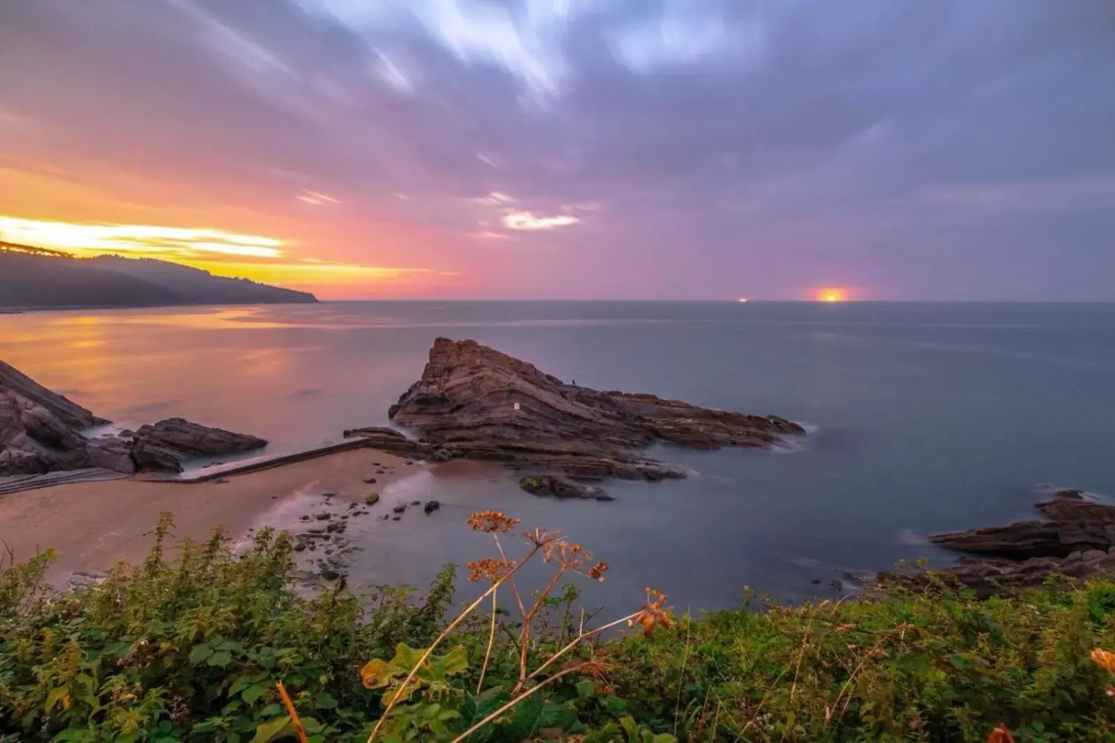 Torrontero con vistas al mar
