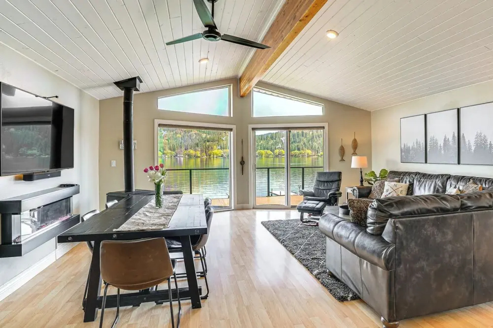 Lakefront Retreat w/ Kayaks, Paddle Boards & Deck!