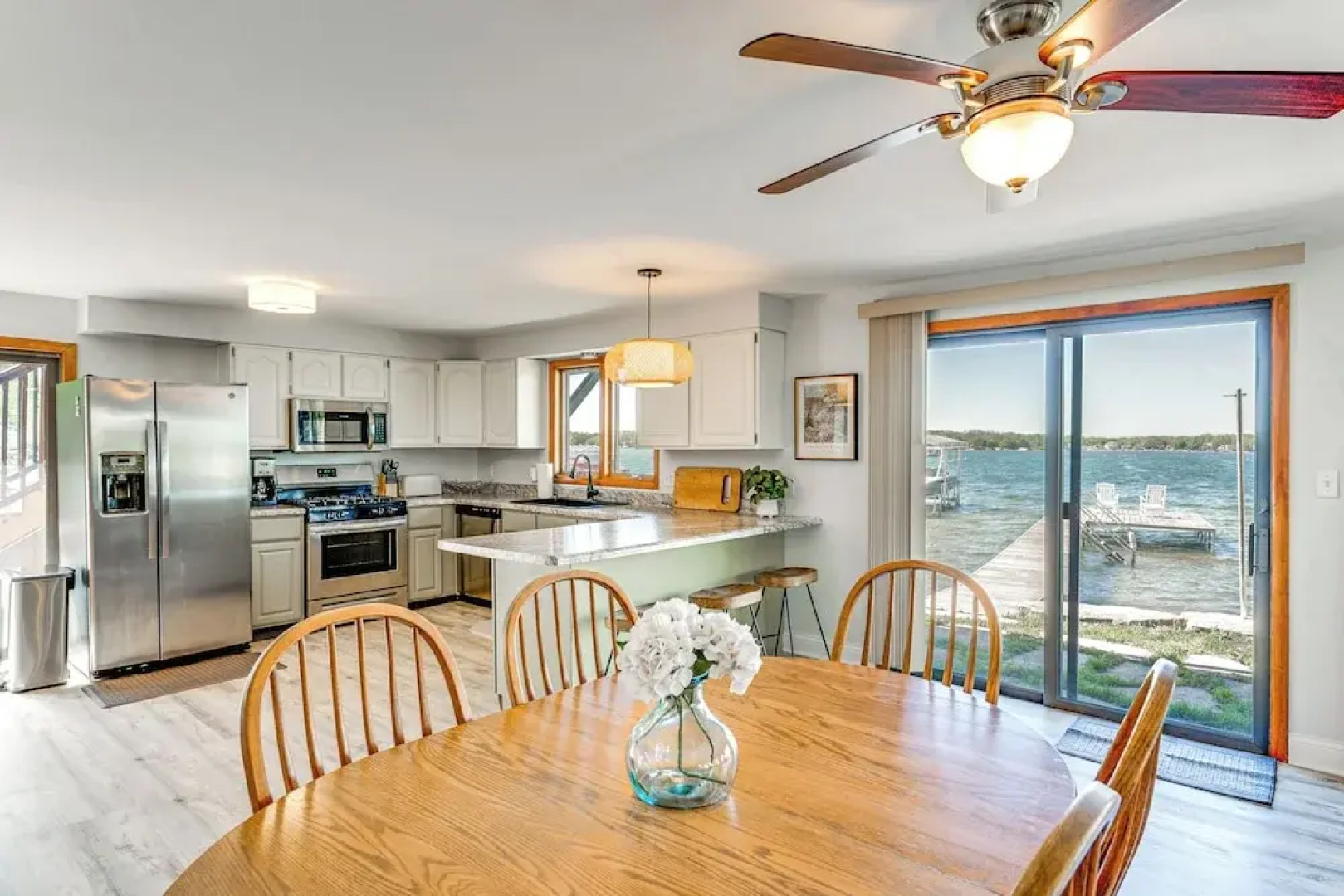 Steps to Powers Lake: Wisconsin Family Home