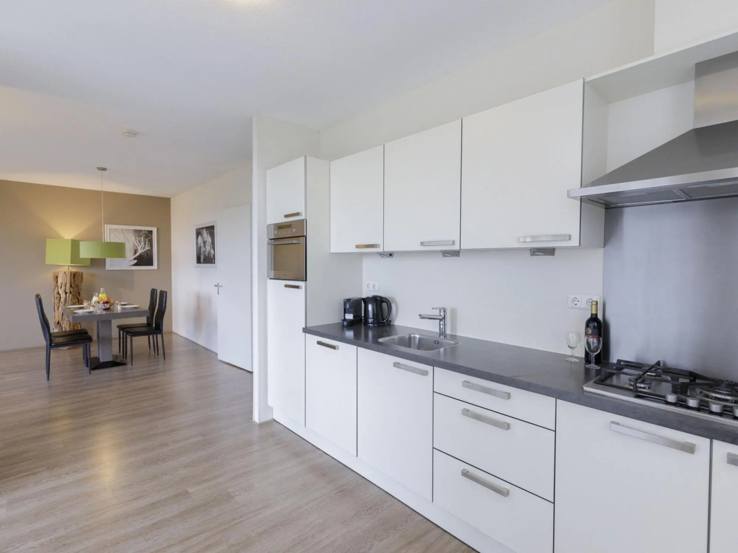 Luxury apartment with a sauna, located in nature