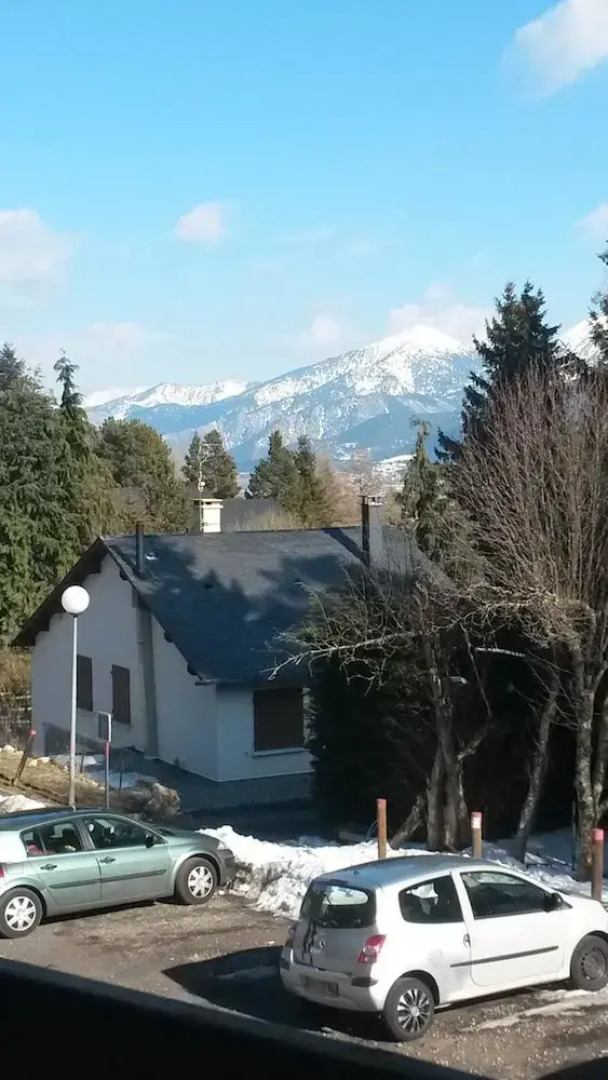 Studio in Font-romeu-odeillo-via, With Wonderful Mountain View, Furnished Terrace and Wifi