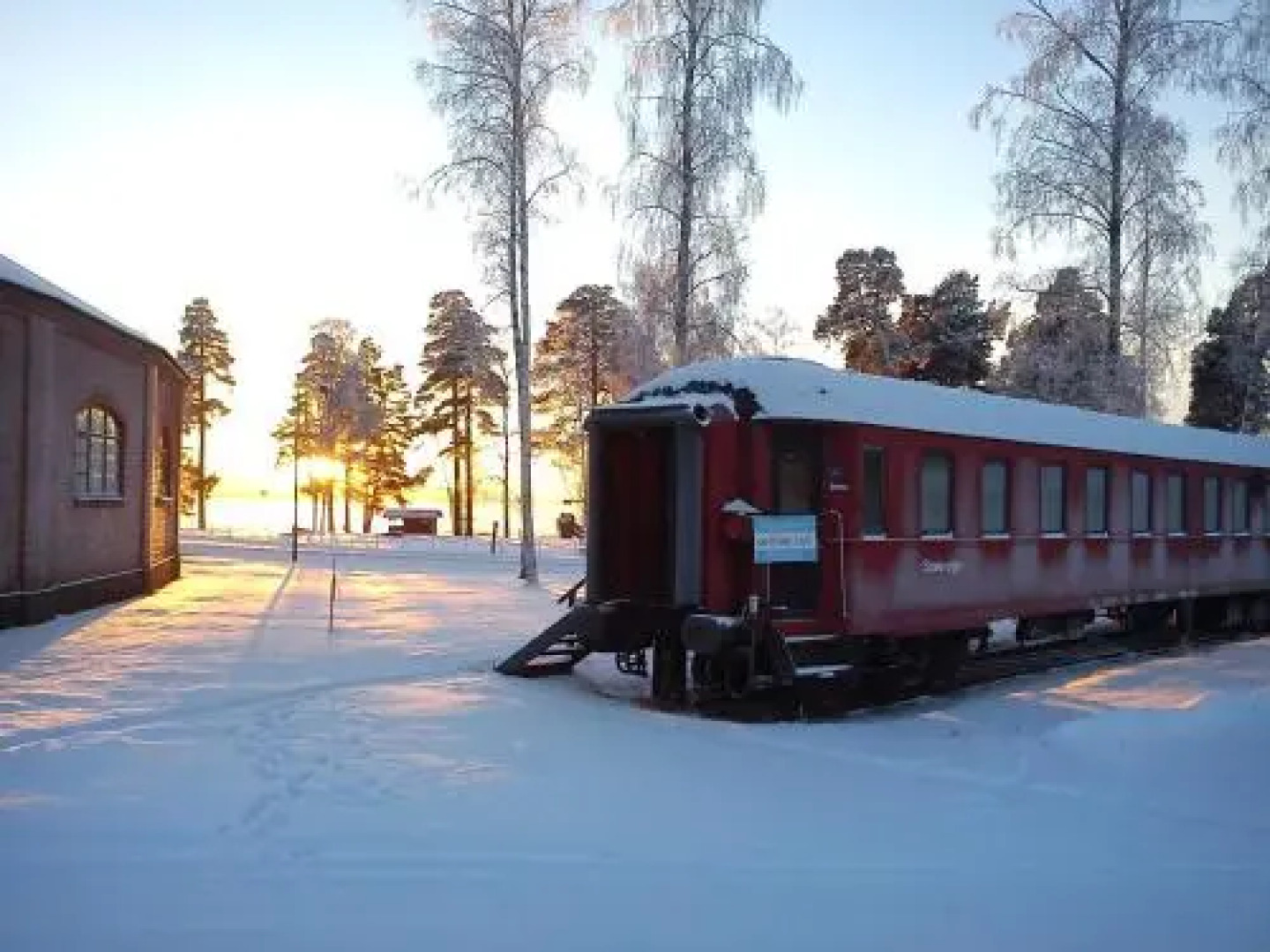 Tågstallarna i Rättvik