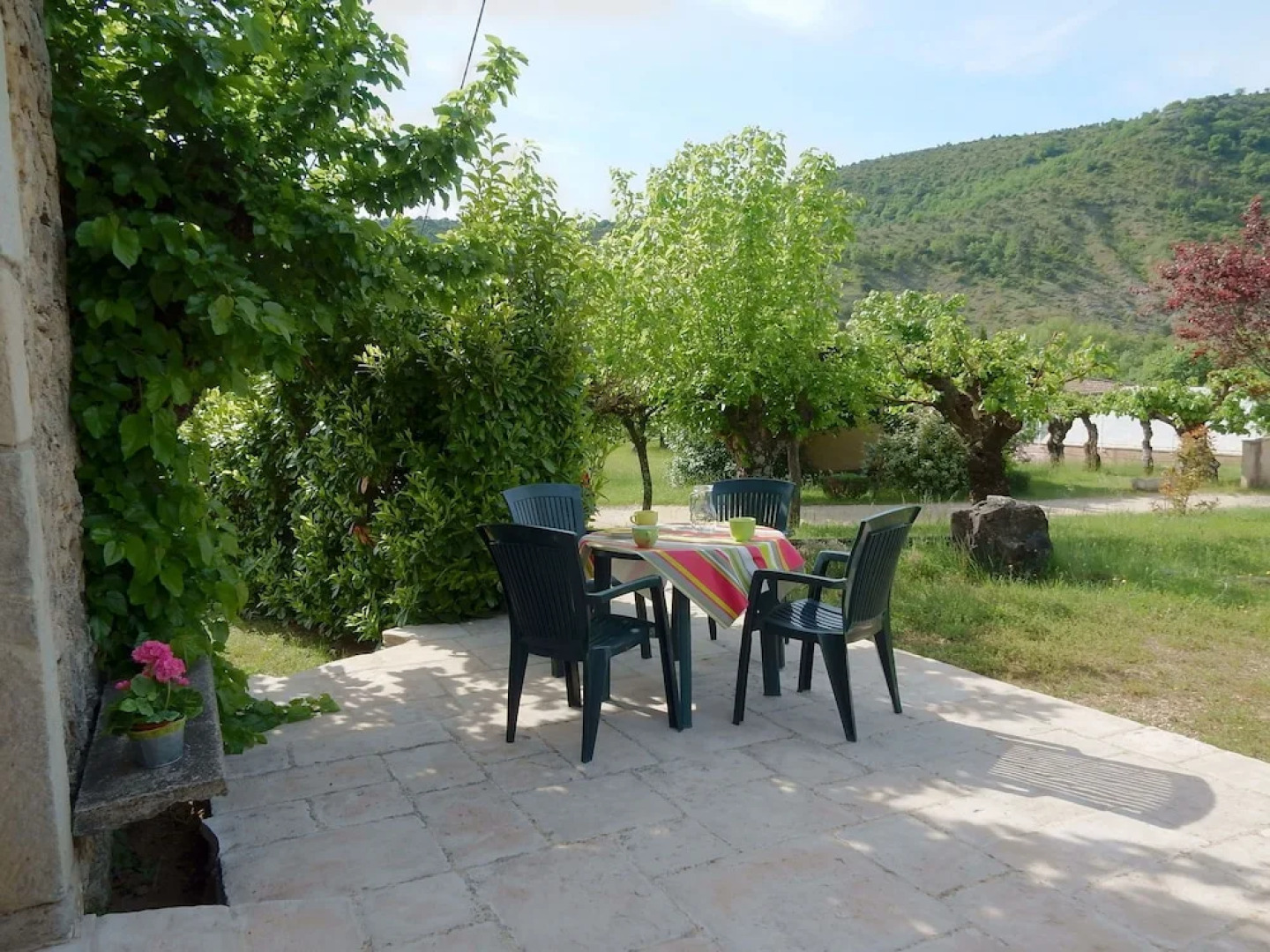 Cozy Holiday Home in Uzer with Swimming Pool