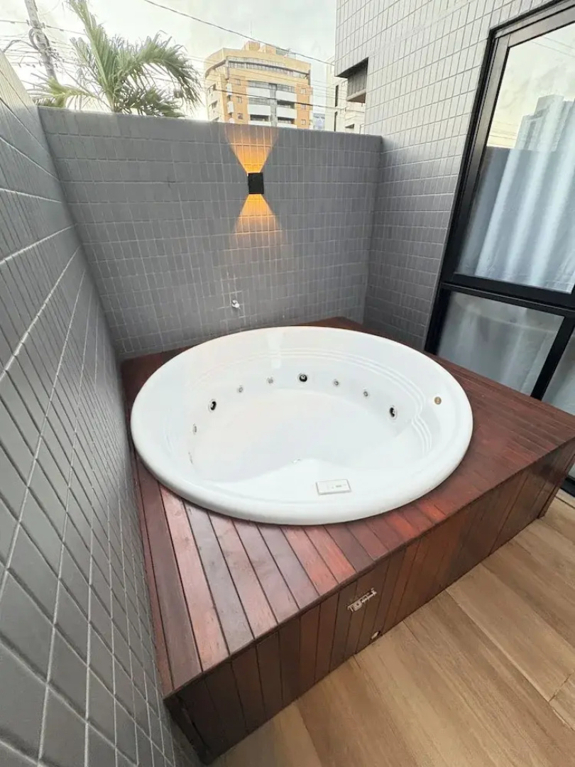 Melhores Flats - Jacuzzi privativa