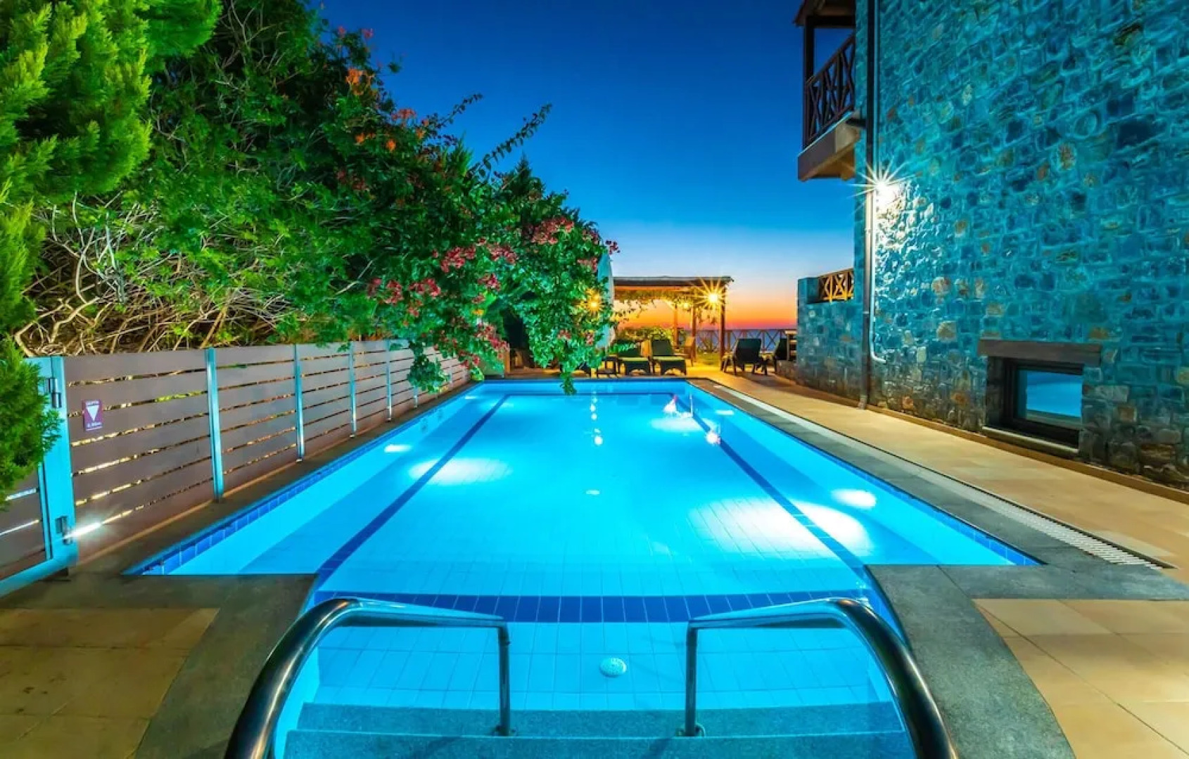 Amazing Home in Milatos with Hot Tub, Sauna & WiFi