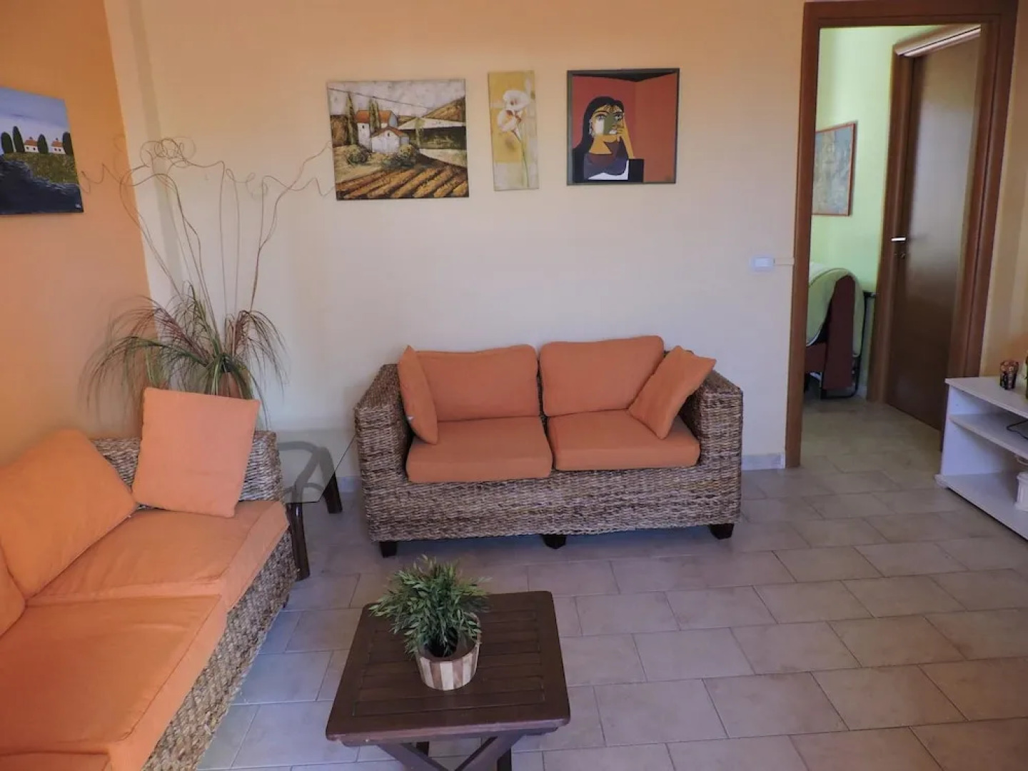 House With 2 Bedrooms in Punta Secca, With Furnished Terrace - 50 m Fr