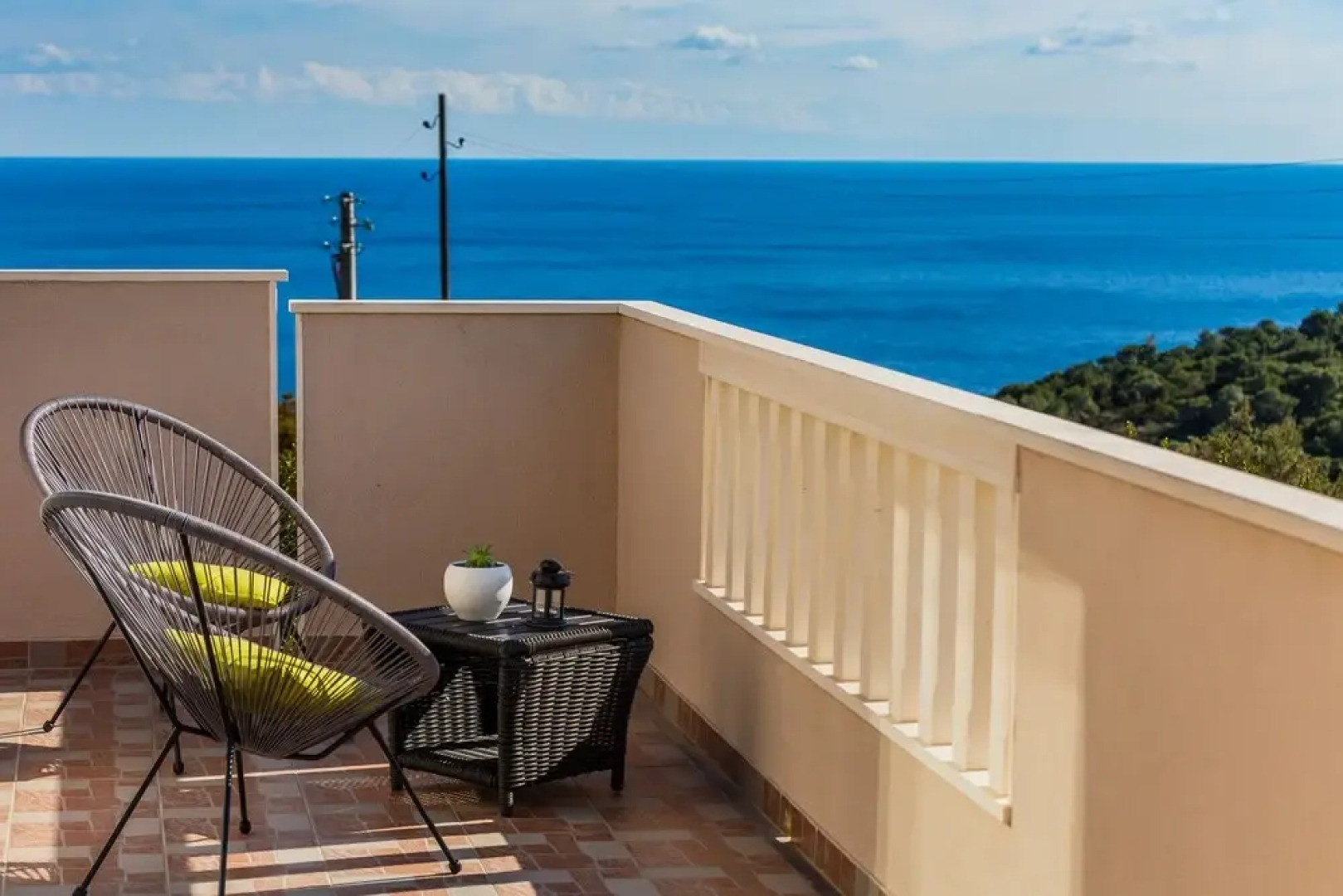 Villa Luana with amazing sea views