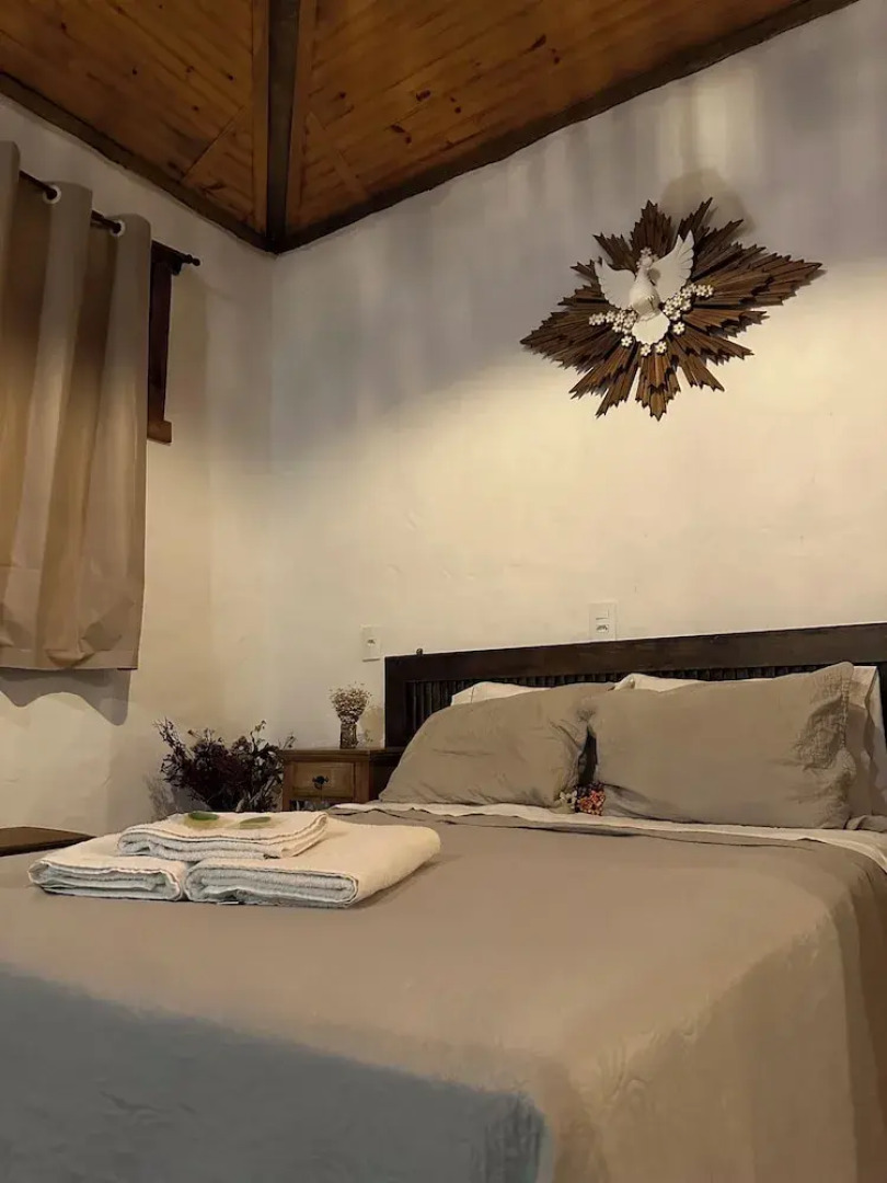 Serra a vista chalés