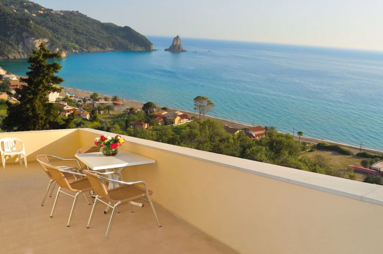 Holiday House With Pool Maria on Agios Gordios Beach