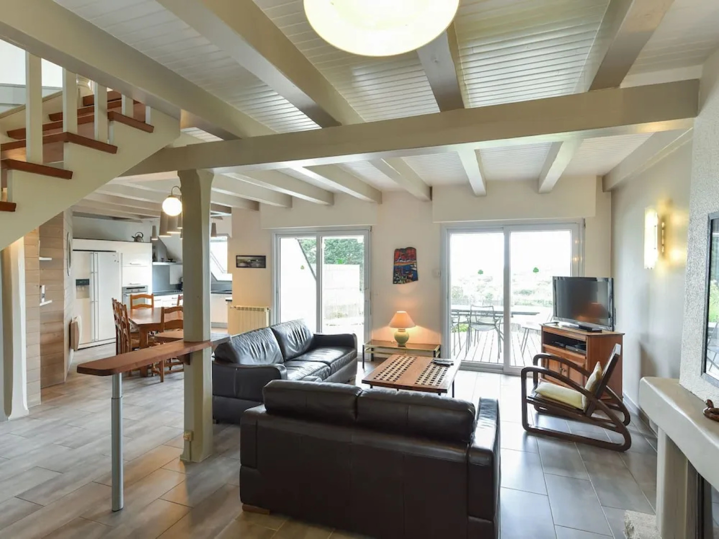 Detached Villa Within Walking Distance of the Beach, With a Swimming Pool and a Sauna