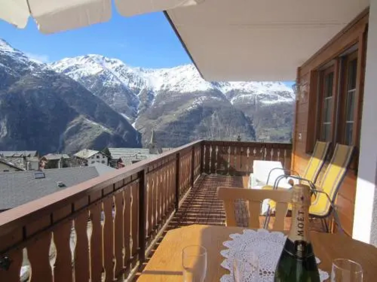 Appartement in 1700m mit Traumblick
