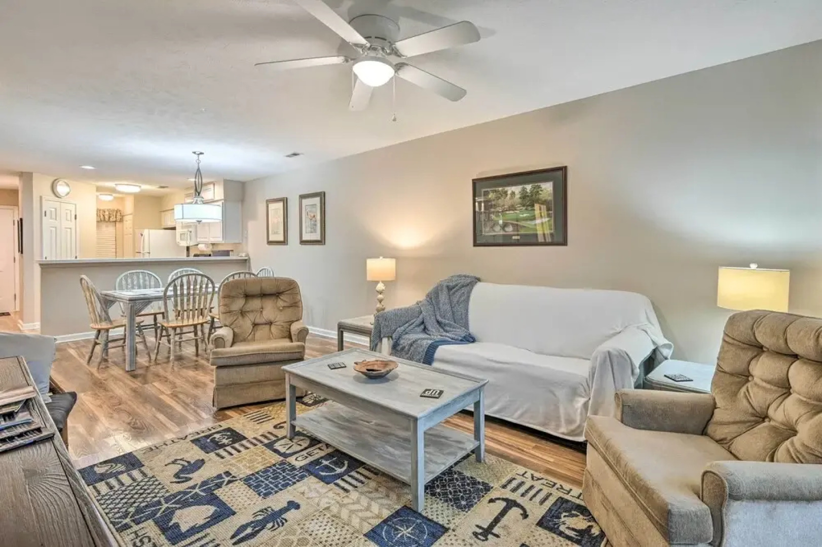 True Blue Golf Resort Condo - 3 Mi to Beach!