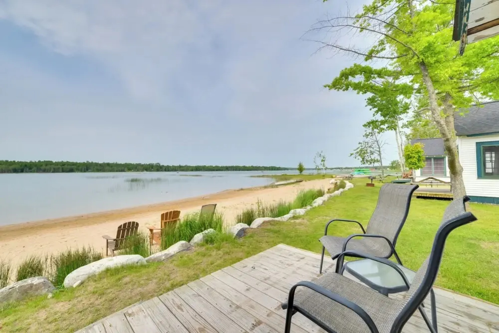 Sandy Beach & Sunset Views: Cedarville Cabin!
