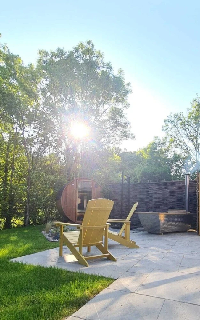 The Pigsty & Spa Garden at Tregoose Old Mill