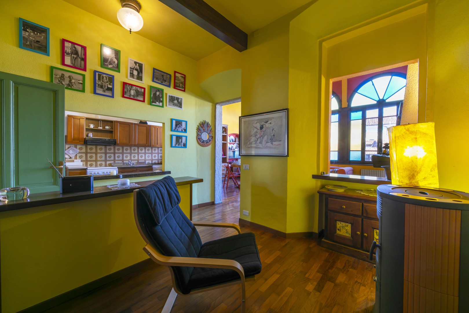 Painted Window by the lake