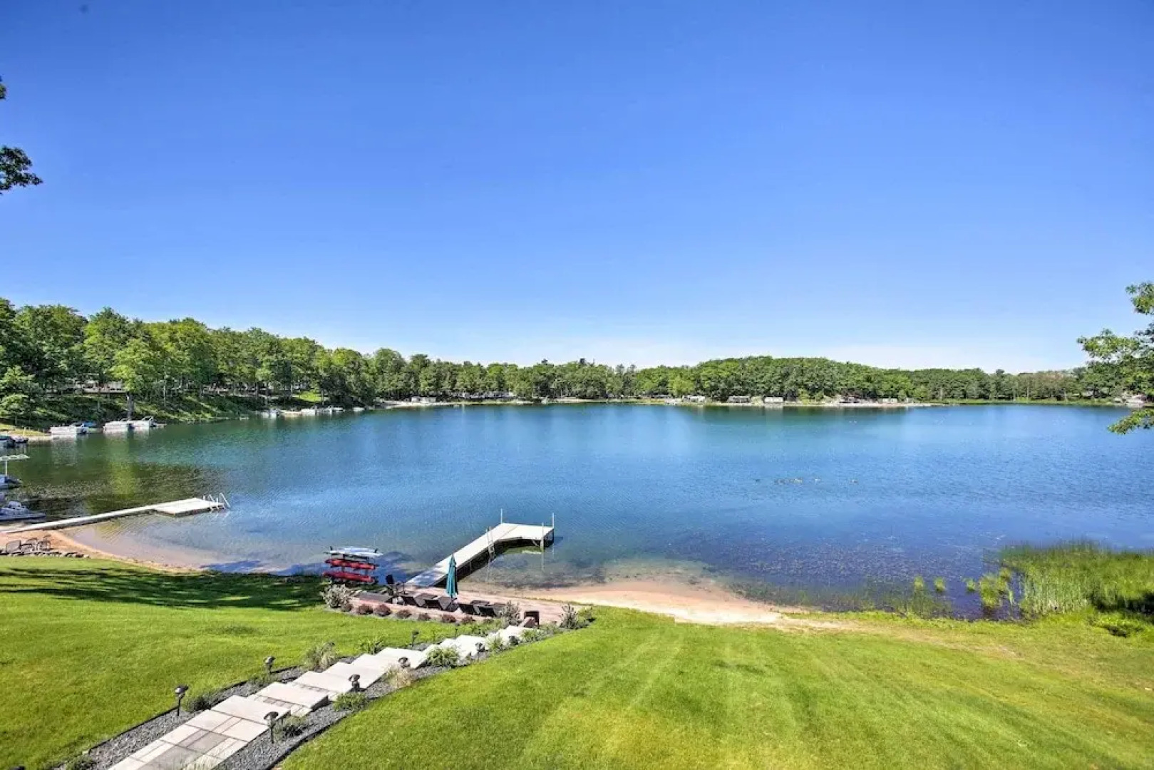 Waterfront Silver Lake Home w/ Private 40 Dock!