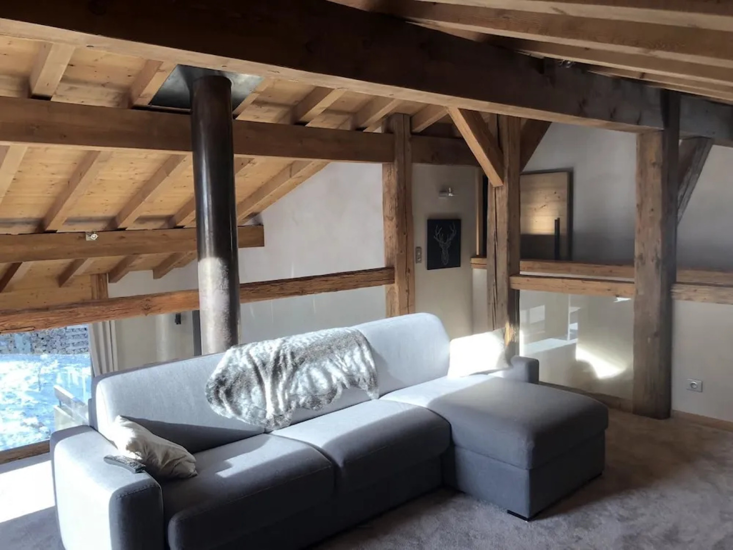 Chalet With 5 Bedrooms in Praz-sur-arly, With Wonderful Mountain View,