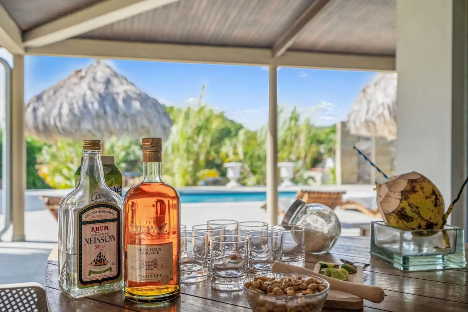 Villa Latitude 14.54 : 4 ch, piscine, vue mer, spot de kitesurf