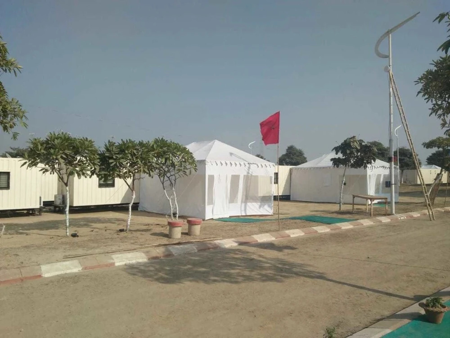 Kanj Kiri Container Tent City Kumbh