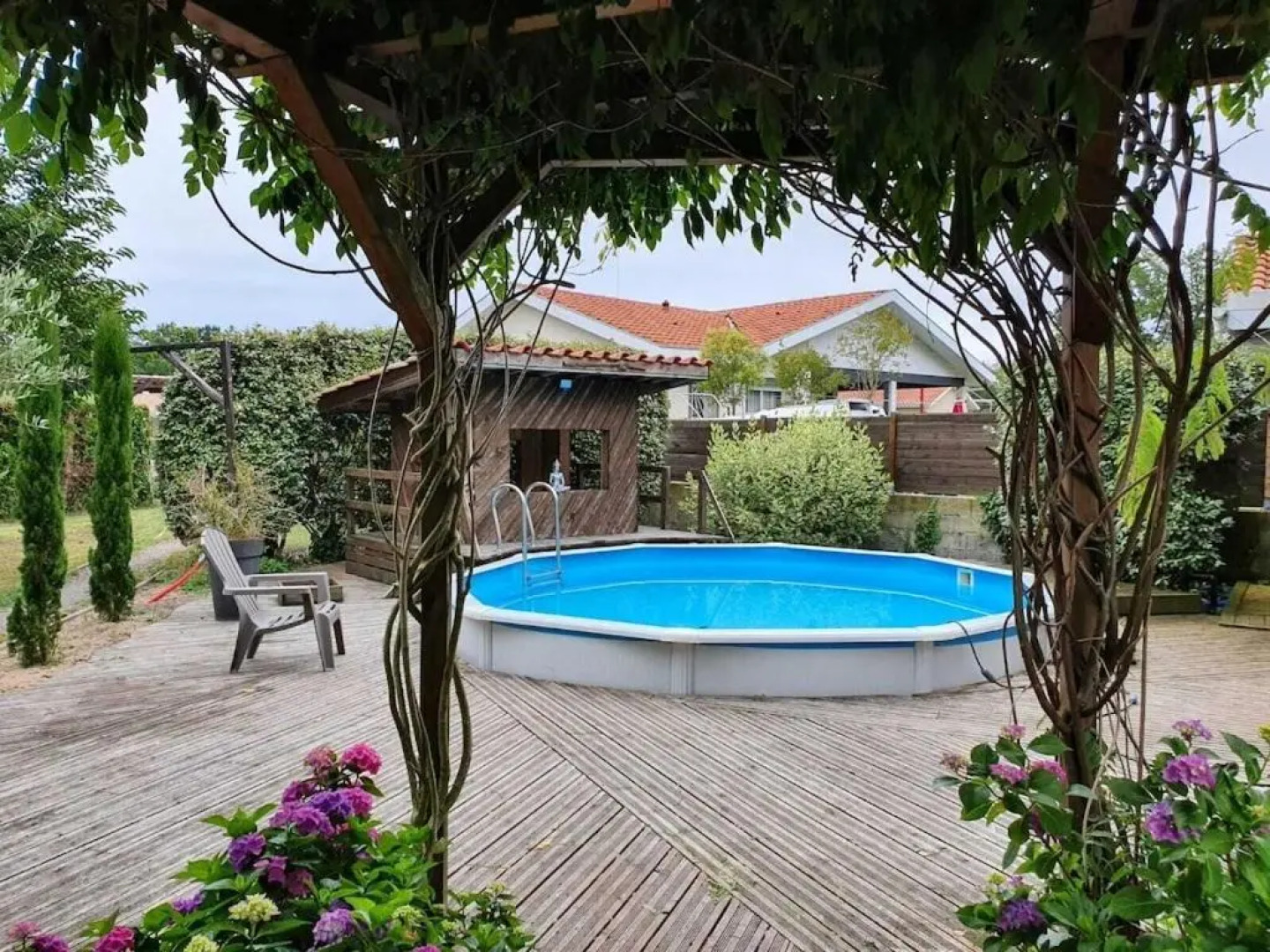 Maison de 7 chambres avec piscine privee jardin clos et wifi a Sainte Eulalie en Born