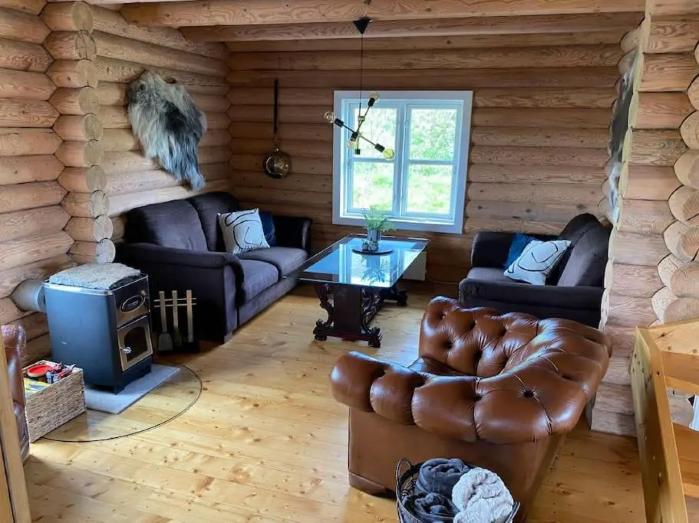 Beautiful cabin with amazing view over Akureyri