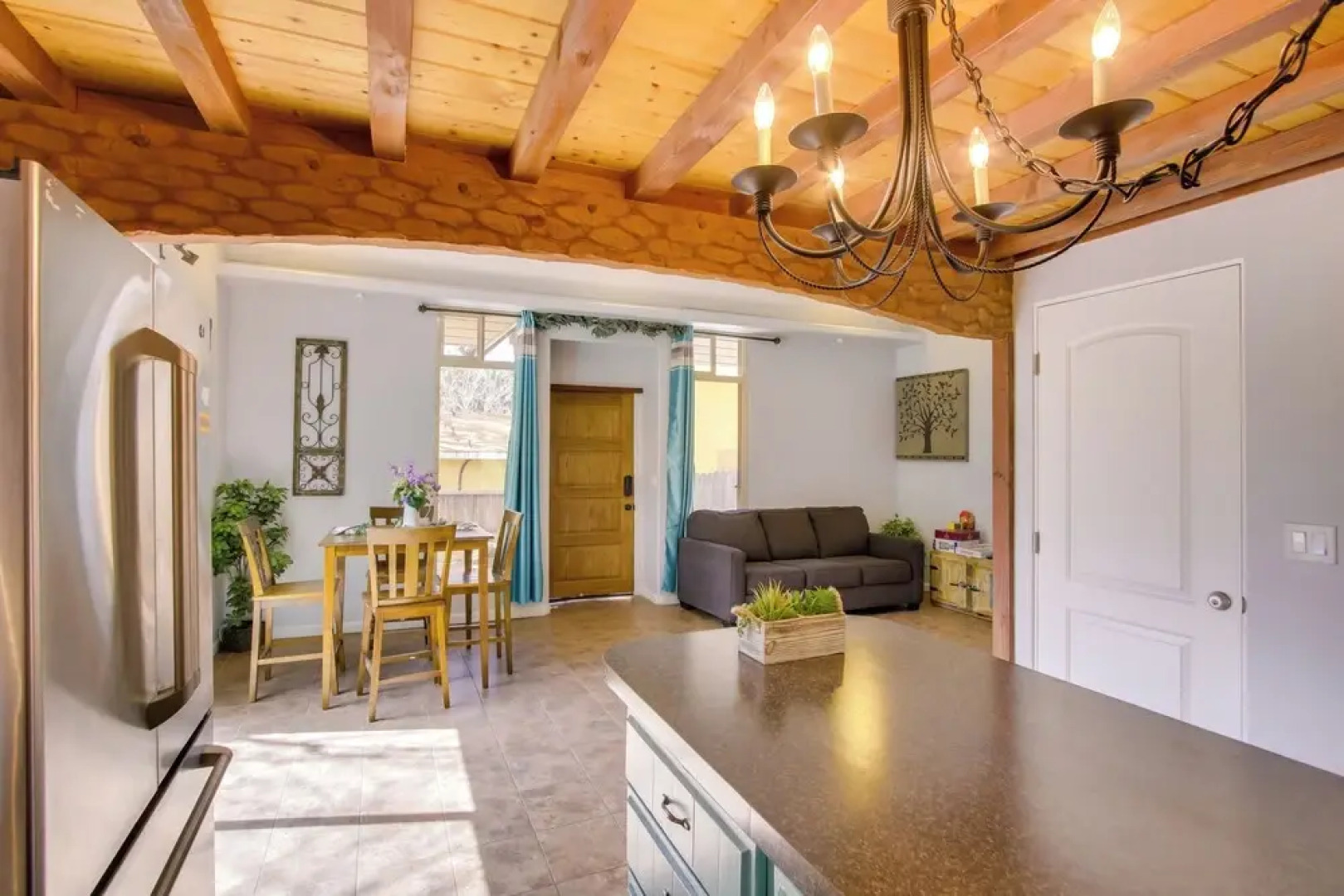 Walk to Riverfront Beach: Kernville Escape