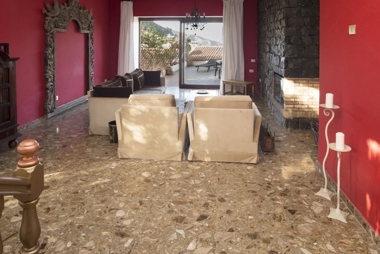 Nice countryside house terrace and views