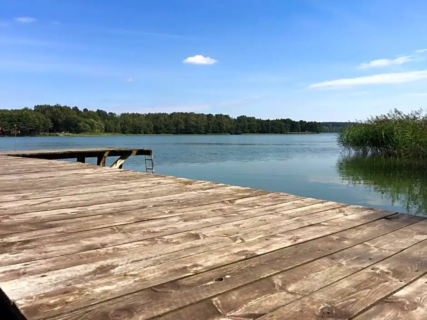 Domek nad jeziorem Rumian