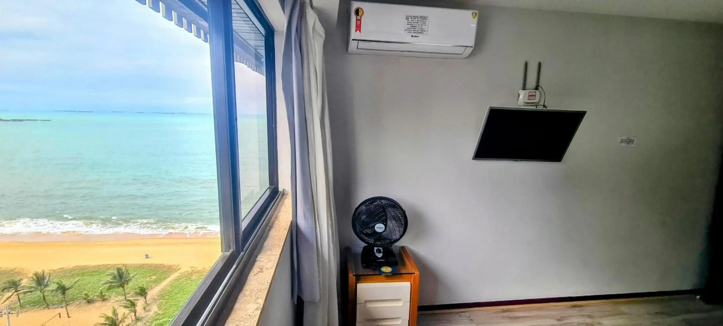 Flat Pasárgada 812, Free Bikes, pé na praia