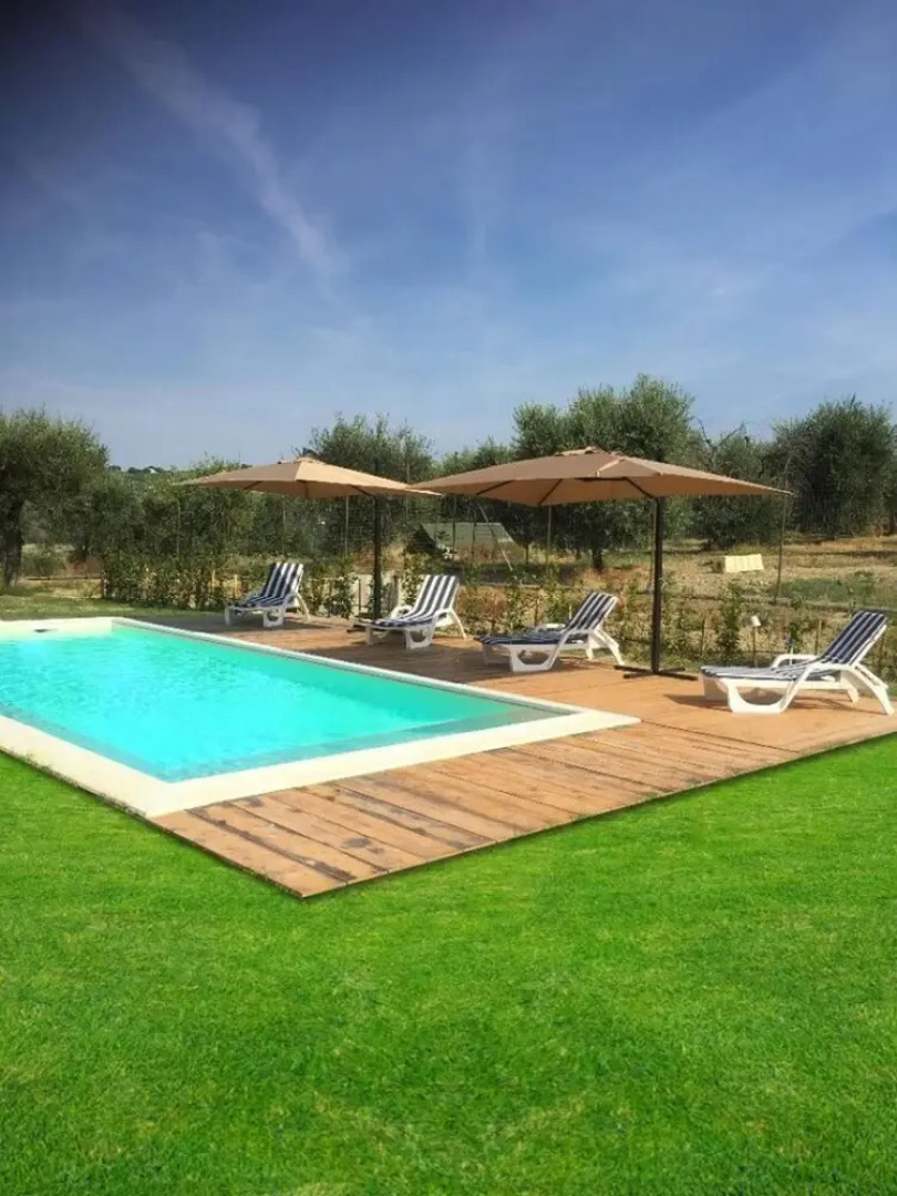 Villa With 3 Bedrooms in Montecampano, With Wonderful Mountain View, Private Pool, Furnished Garden