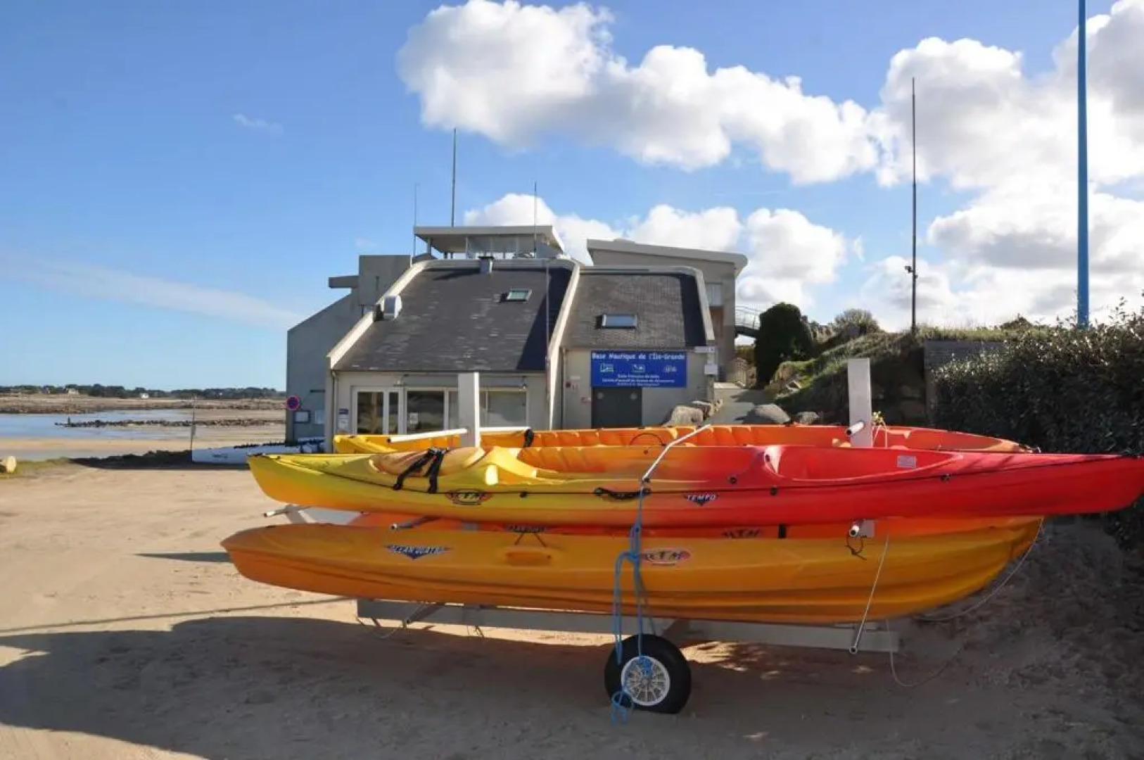 Maison à 200m de la plage avec jardin clos sur l'ILE GRANDE - Réf 283