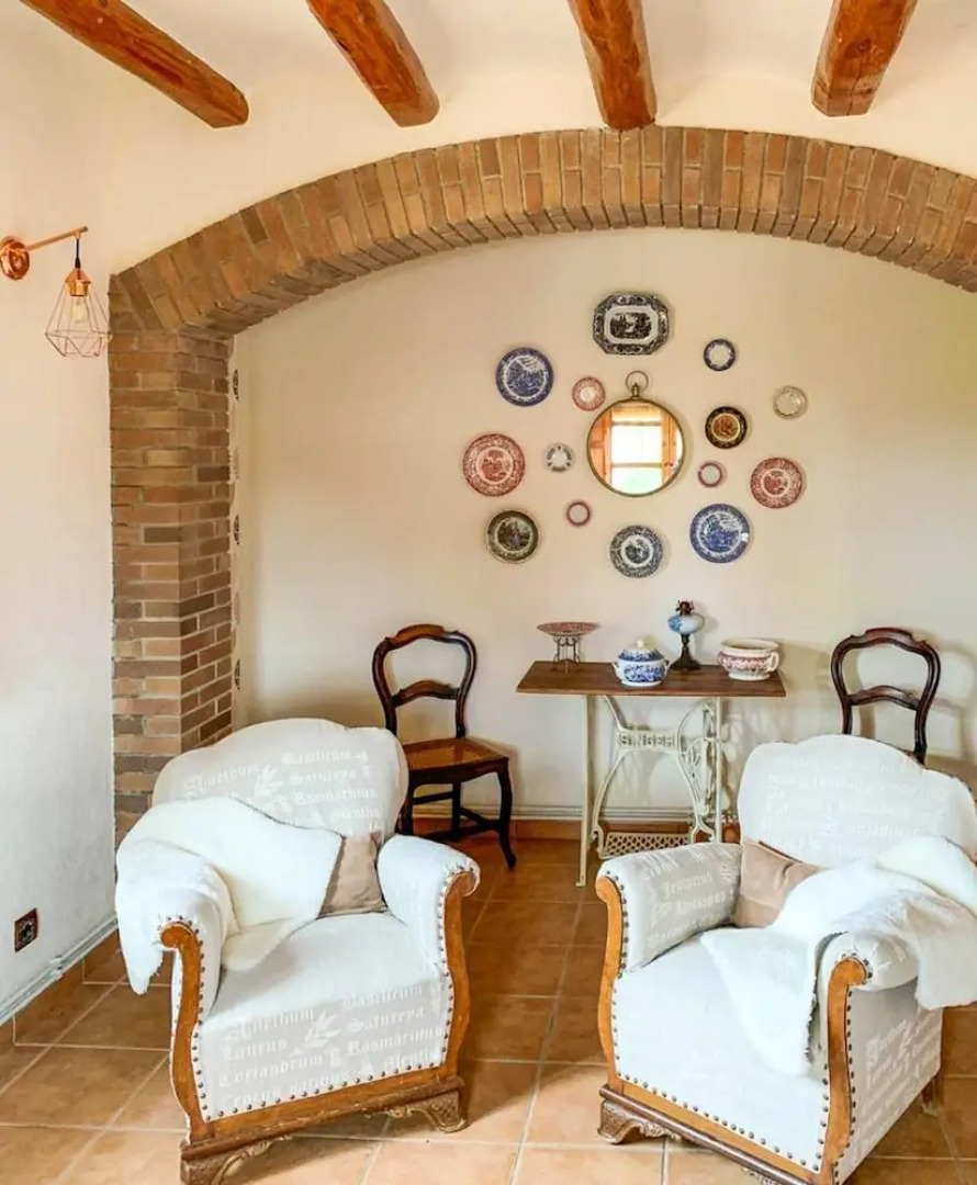 House With 4 Bedrooms in Guardiola de Font rubí, With Wonderful Mountain View, Furnished Terrace and Wifi Near the Beach