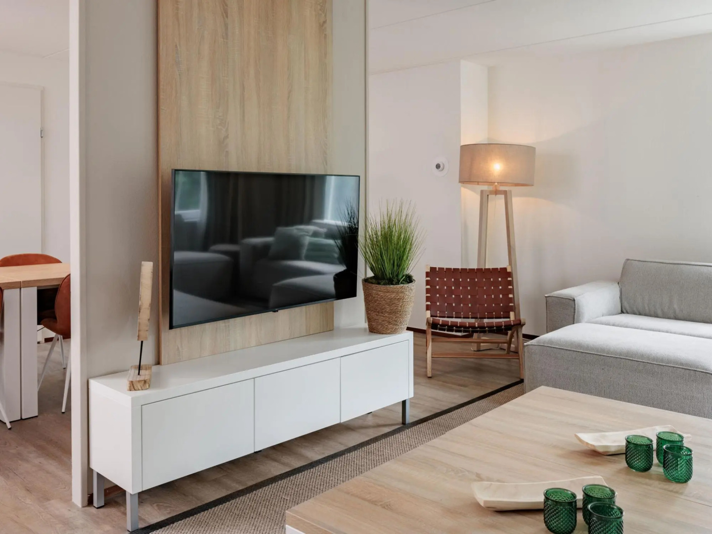 Restyled villa with sauna, in a holiday park, 400 m. from the beach