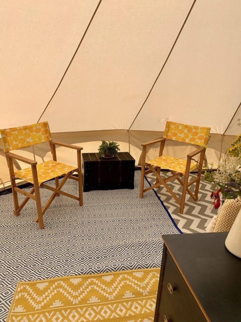 Tregantle Farm Eco Glampsite Super Safari Cabin