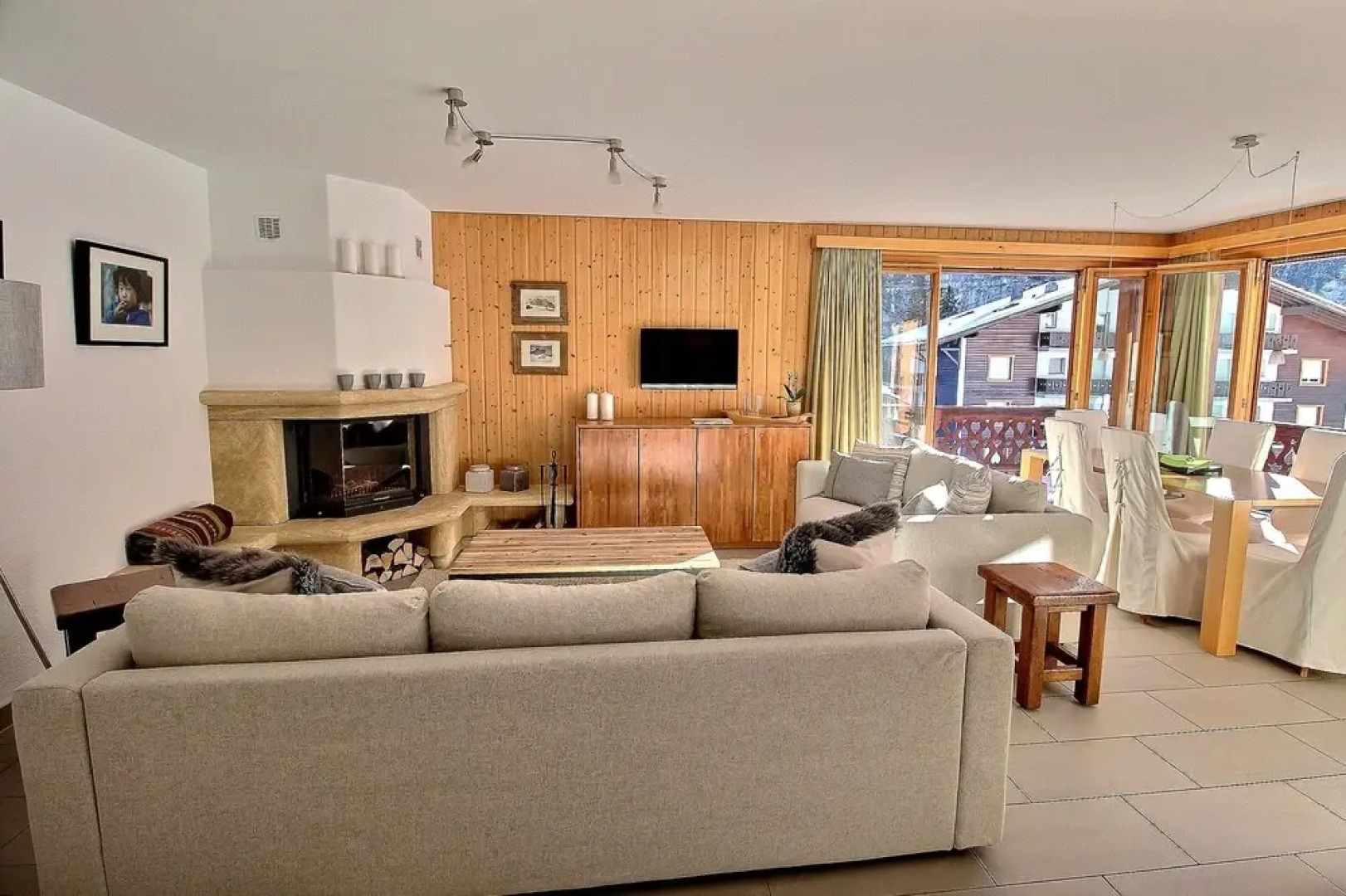 Ripaille - Nice Apartment of 110m2 Located 400 Meters From the Cableway