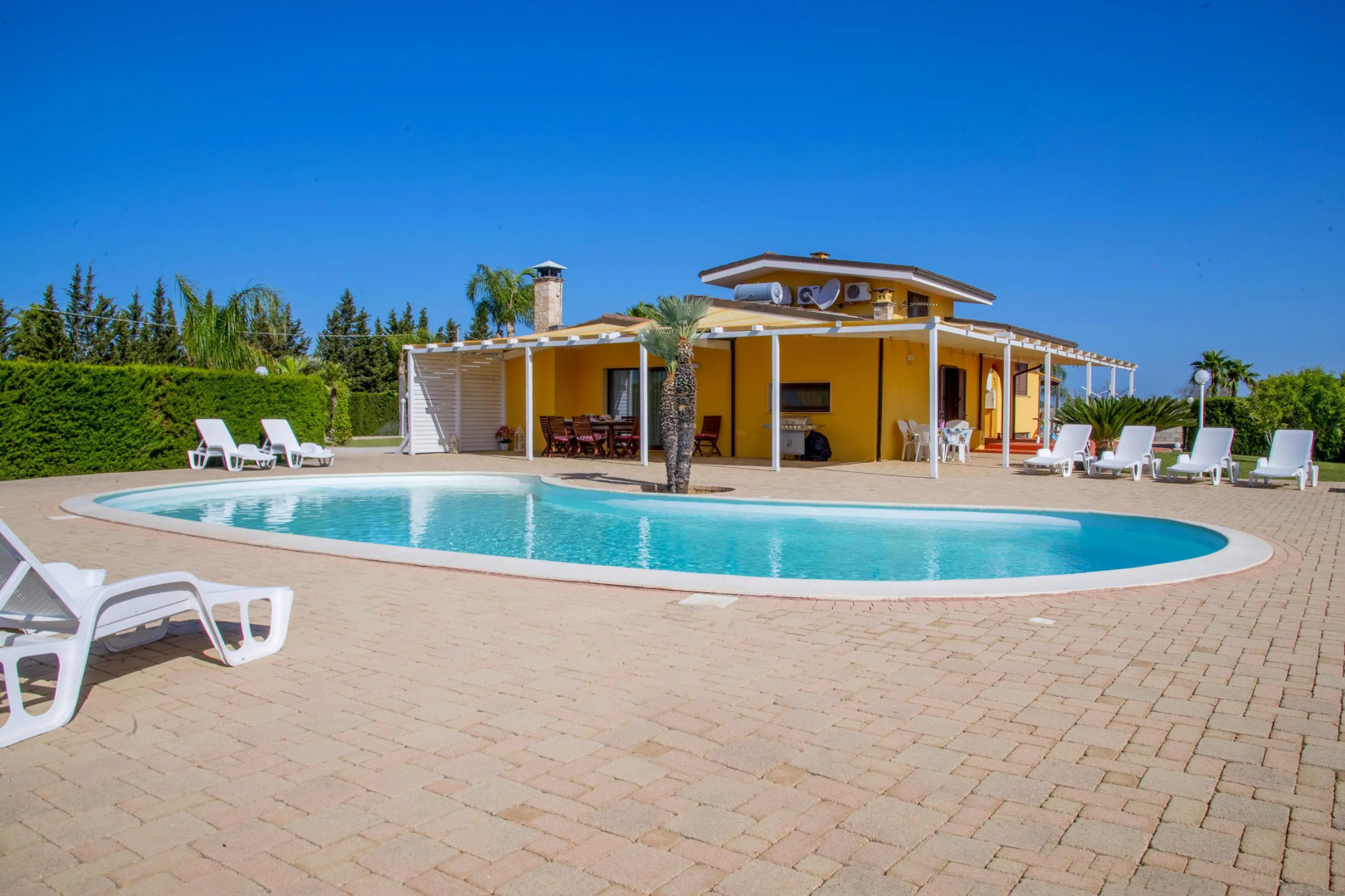 Large villa with pool