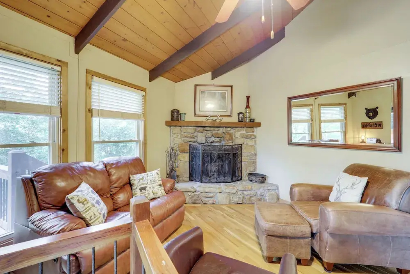 2 Decks, Mountain View: Beech Mountain Cabin!