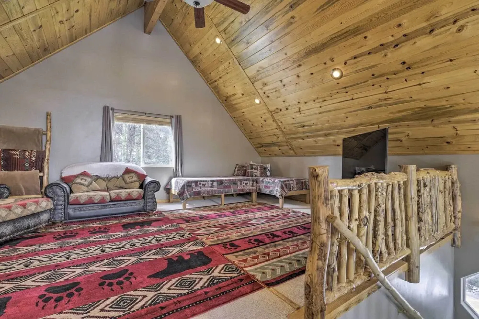 Cabin w/ Deck & Fire Pit in Duck Creek Village