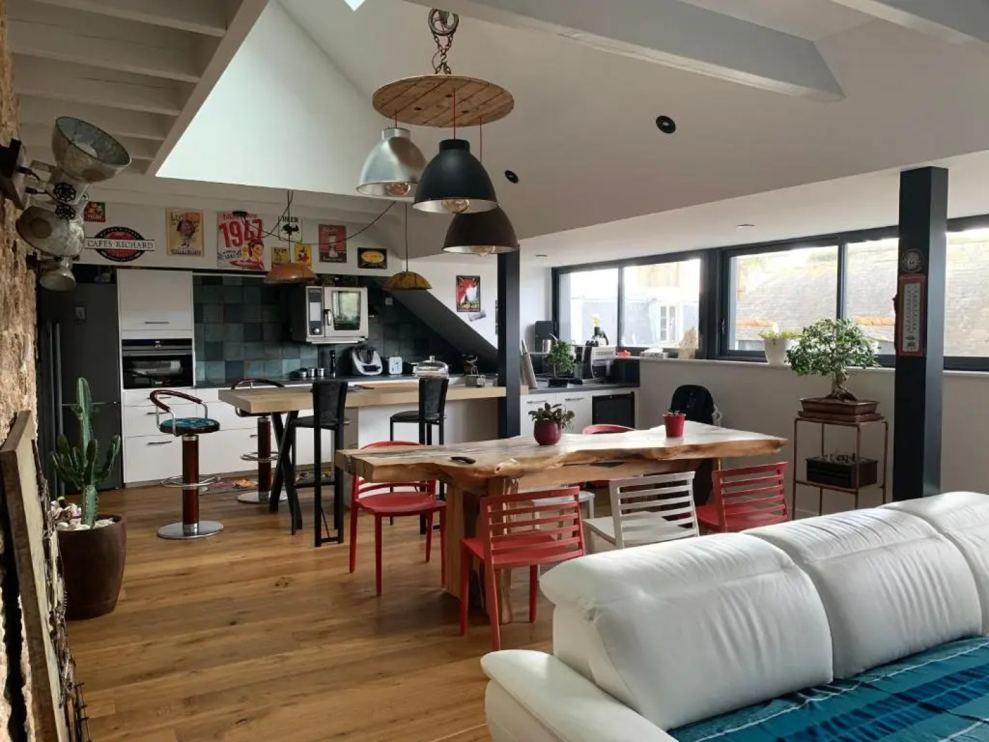 Appartement 3 chambres centre ville et 100m de la mer