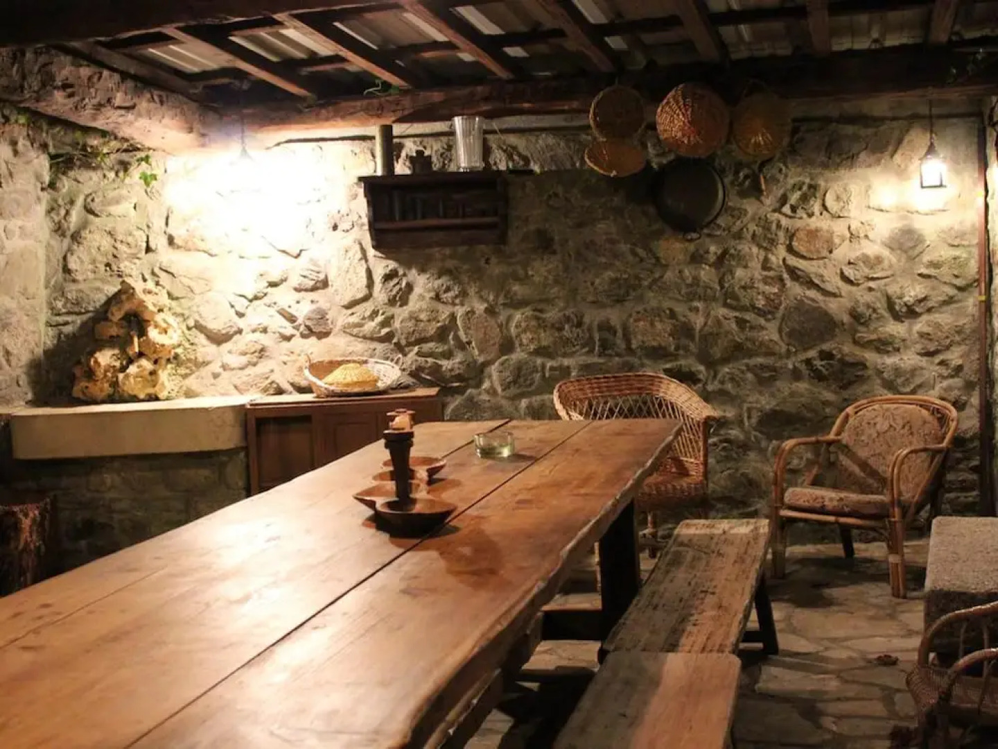 Apartment With 3 Bedrooms in Saint-martin-vésubie, With Wonderful Mountain View, Furnished Terrace and Wifi - 7 km From the Slopes