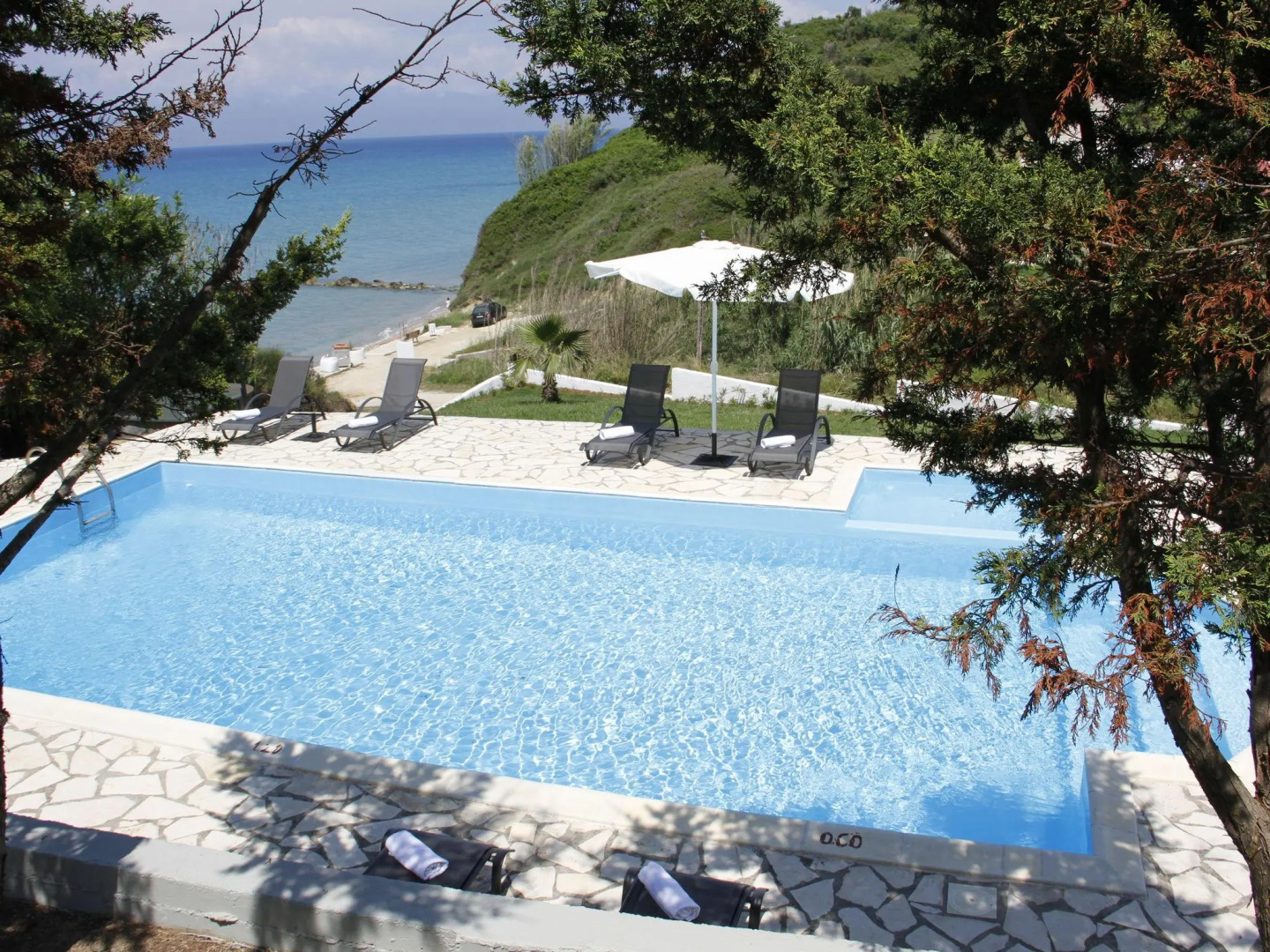 Villa in Corfu With Pool Near Gialos Beach